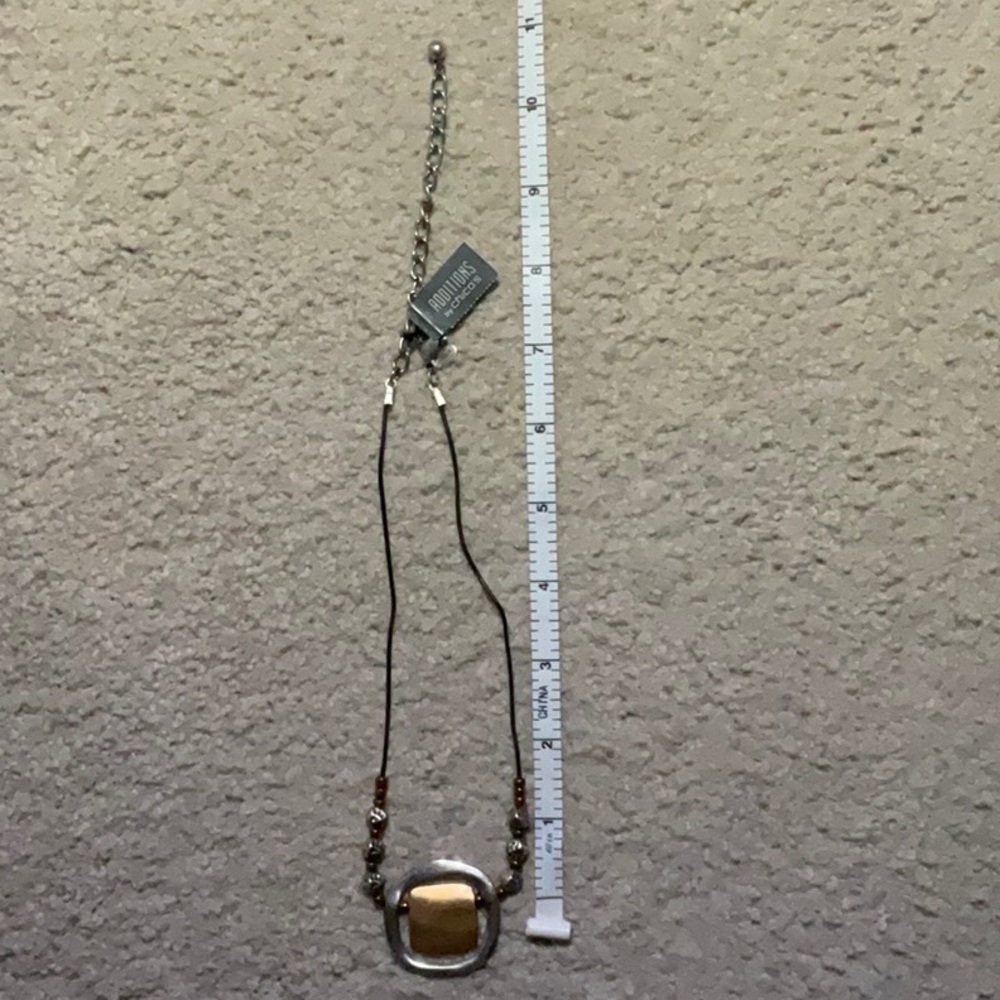 NWT Chico’s Elegant Gold and Silver Necklace